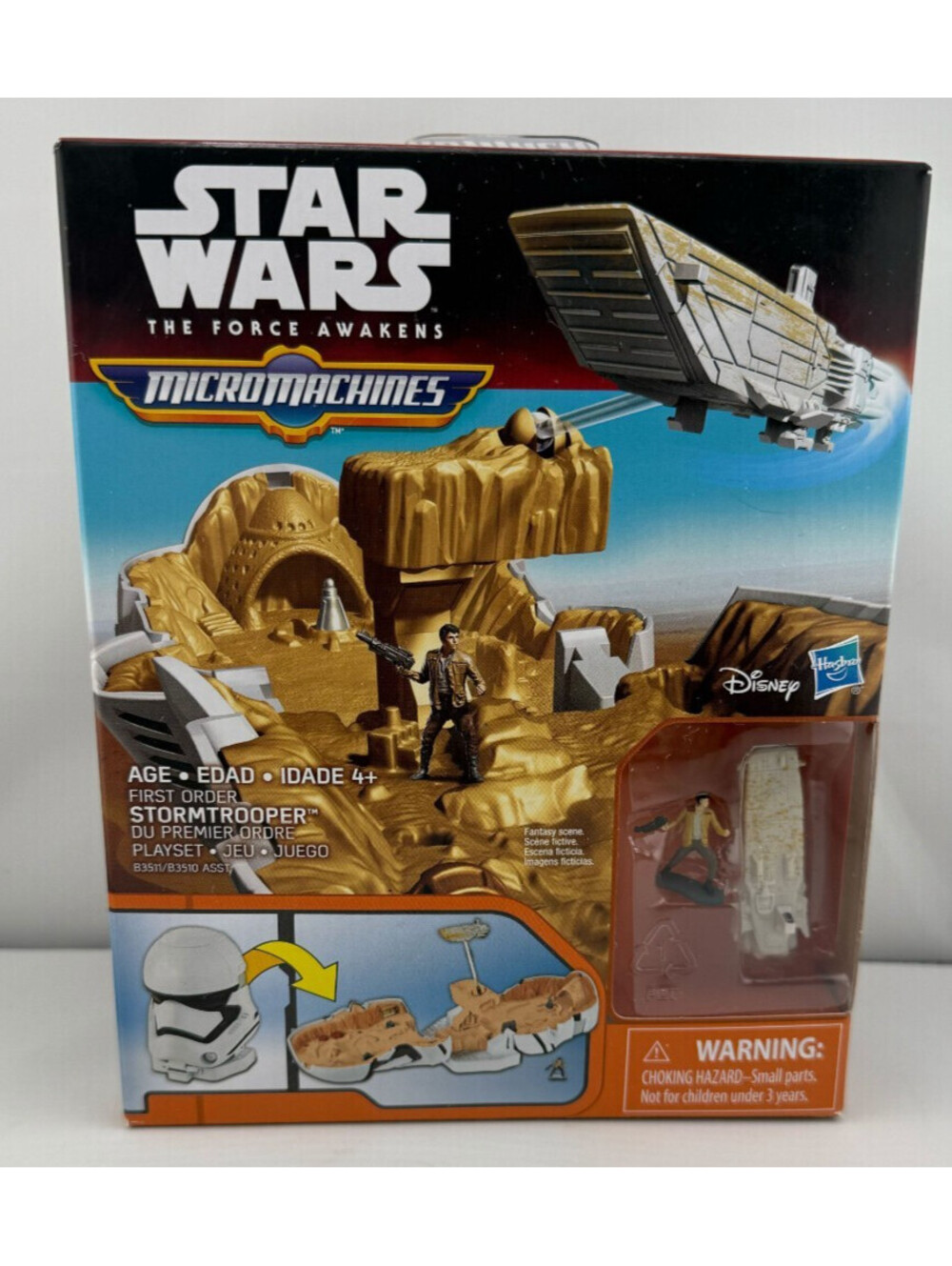 Stormtrooper Playset Micro Machines Hasbro B3511 Star Wars Force Awakens